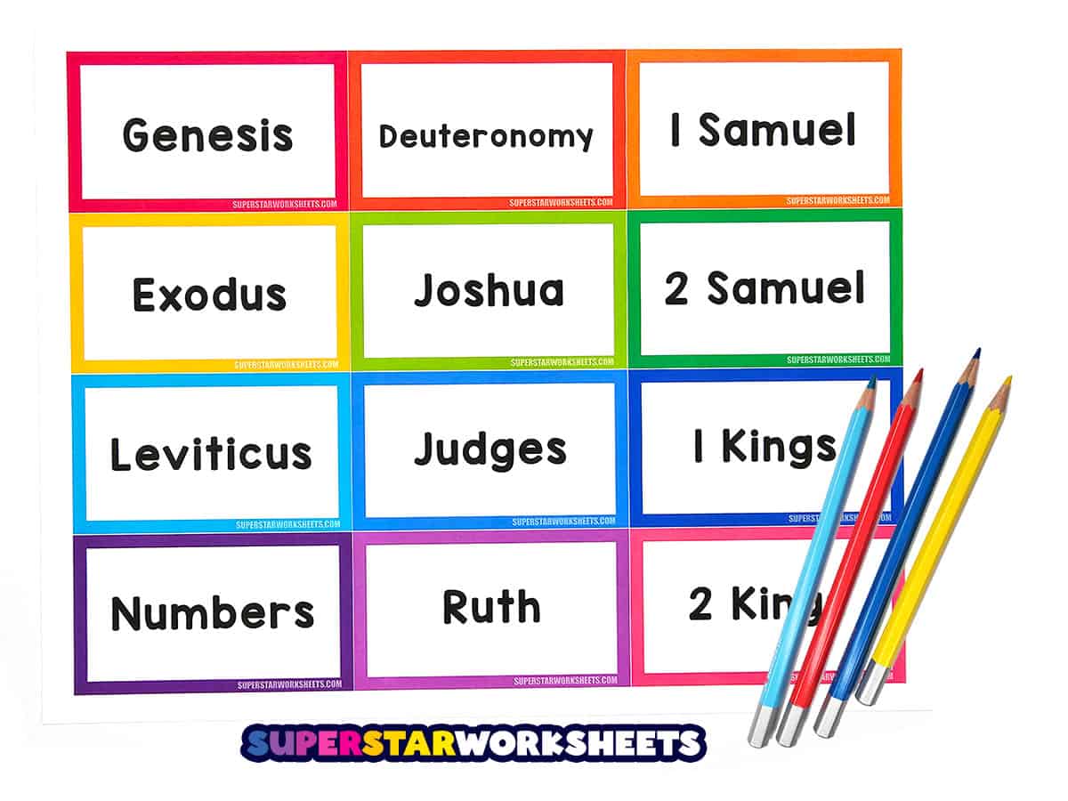 Books Of The Bible Flashcards