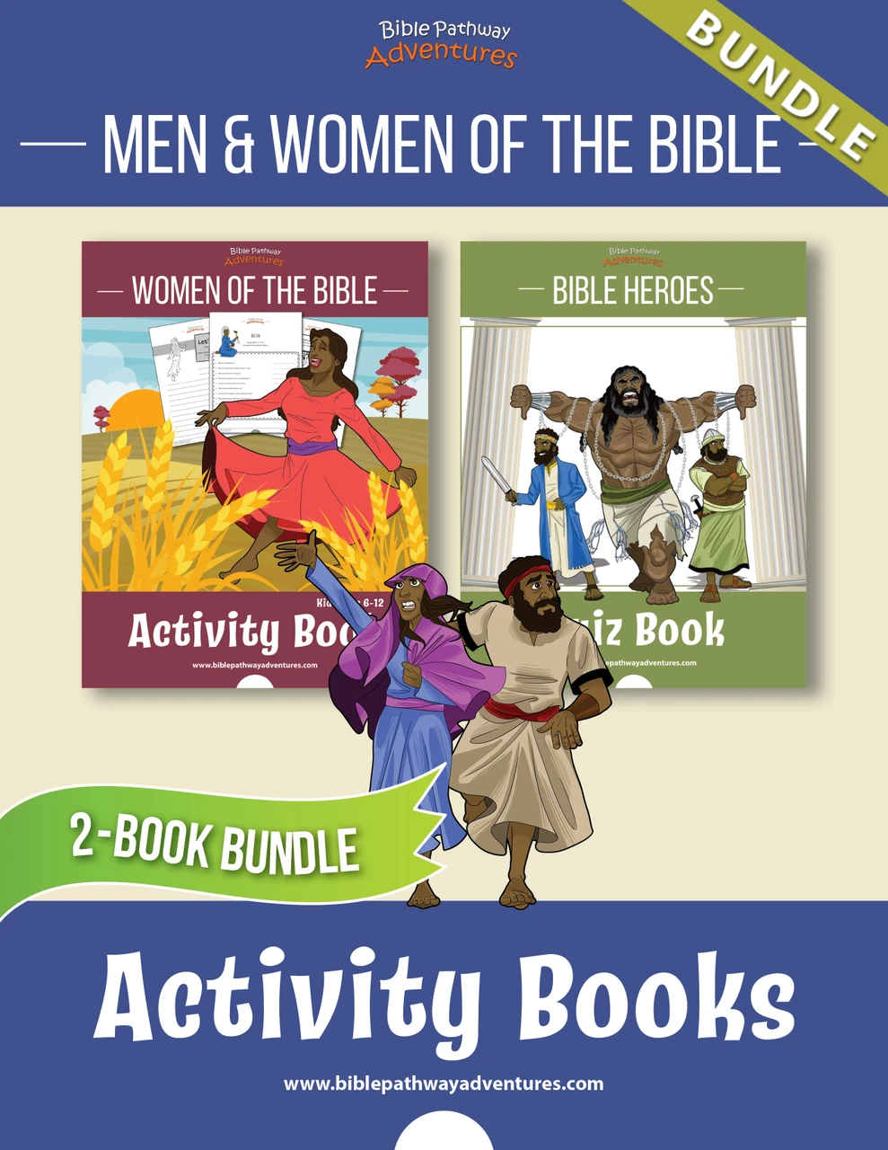 Bundle Men And Women Of The Bible Quiz Books