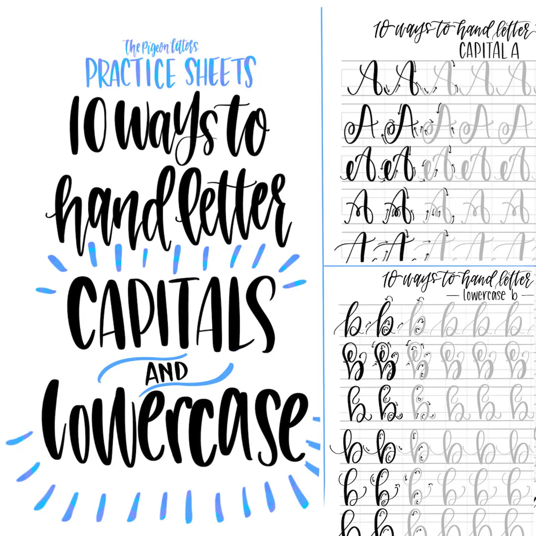 Bundle Save Hand Lettering Practice