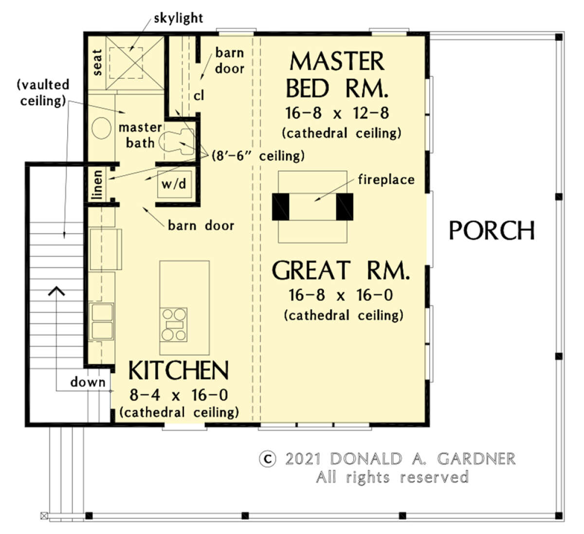 Cabin Plan 753 Square Feet 1 Bedroom 1 Bathroom