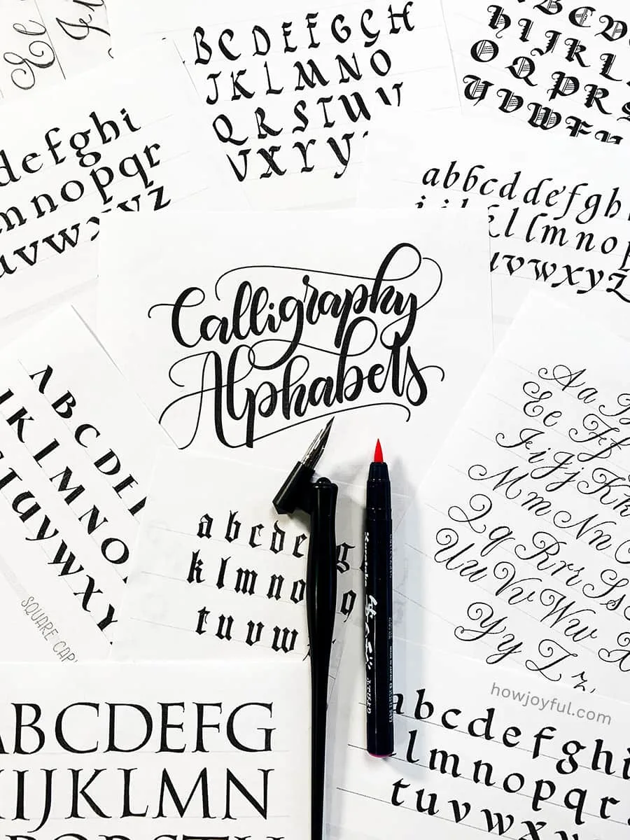 Calligraphy Alphabet