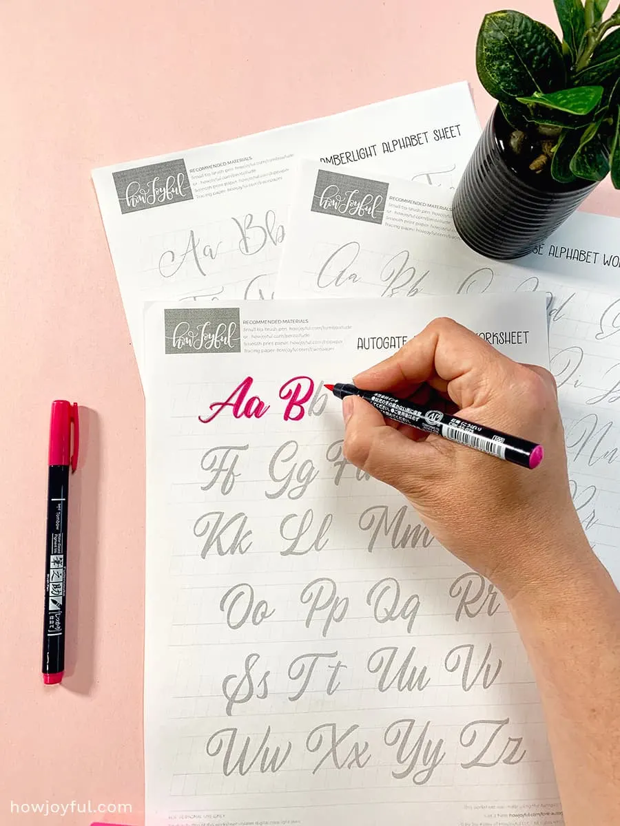 Calligraphy Alphabet