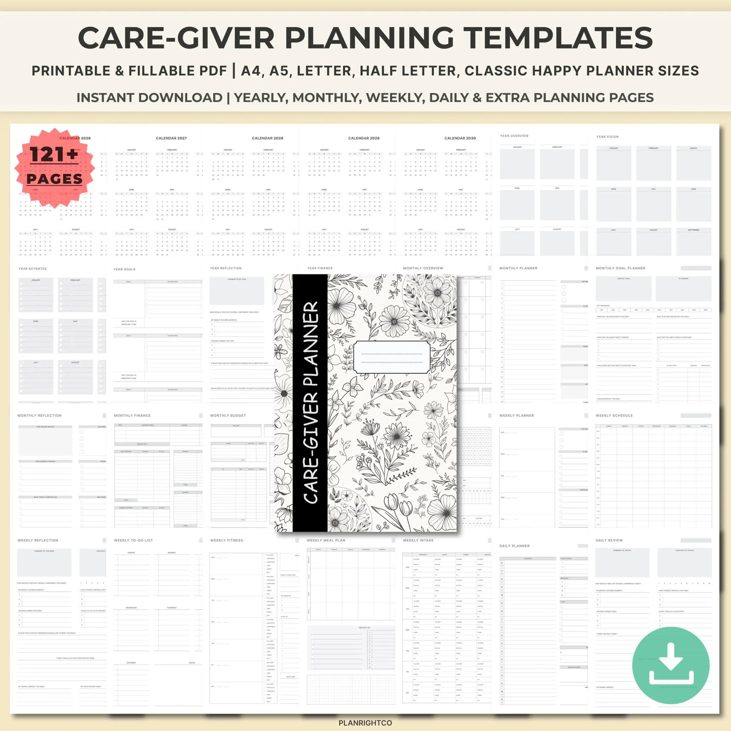 Caregiver Binder Template