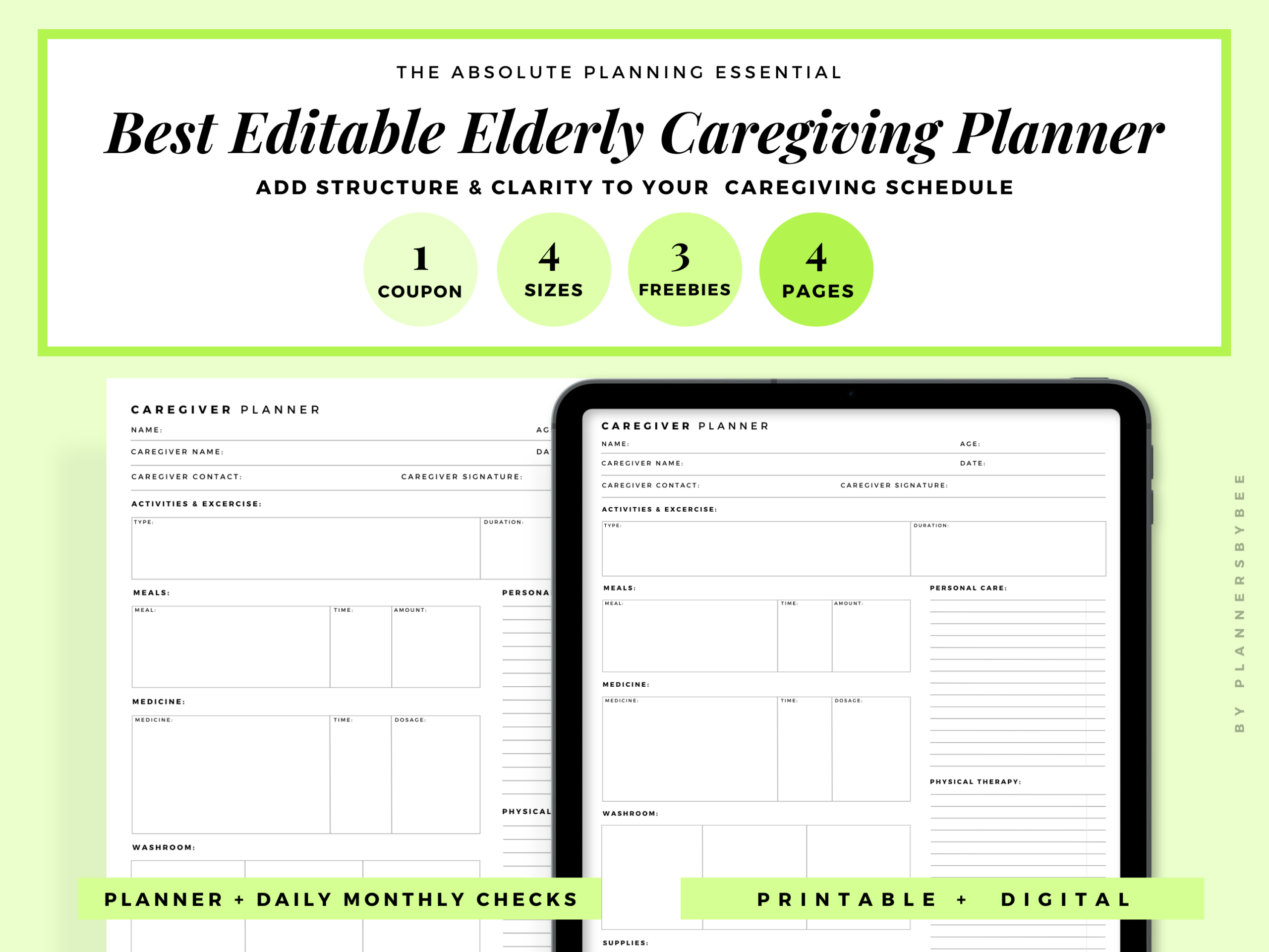 Caregiving Elderly Care Checklist