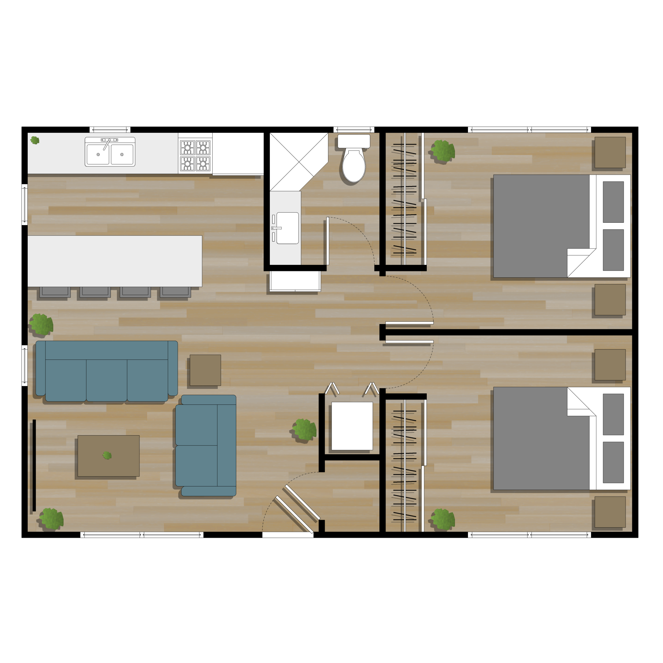 Casita Model 20x30 Plans In Pdf Or Cad