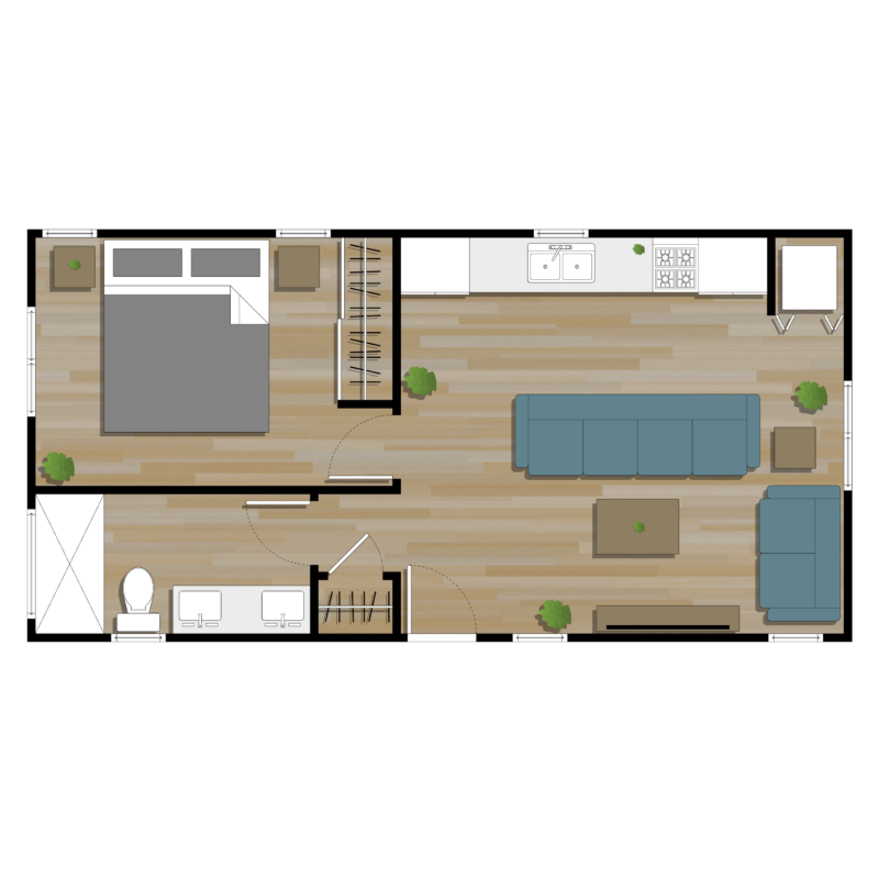 Casita Model 25x40 Plans In Pdf Or Cad