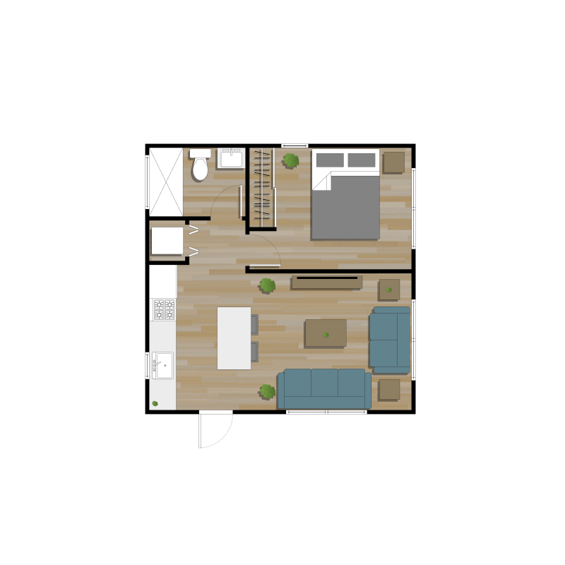 Casita Model 25x40 Plans In Pdf Or Cad