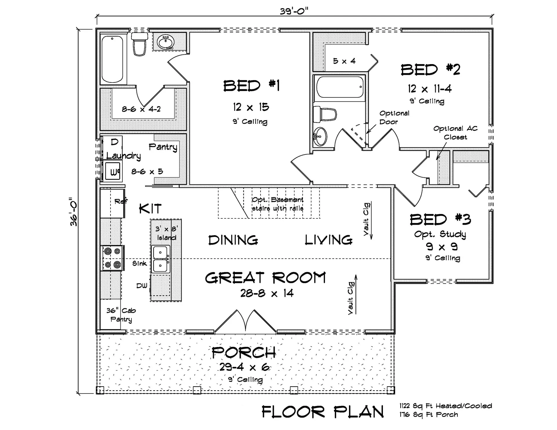 Charming 3bedroom Cottage Home With Open Great Room Design