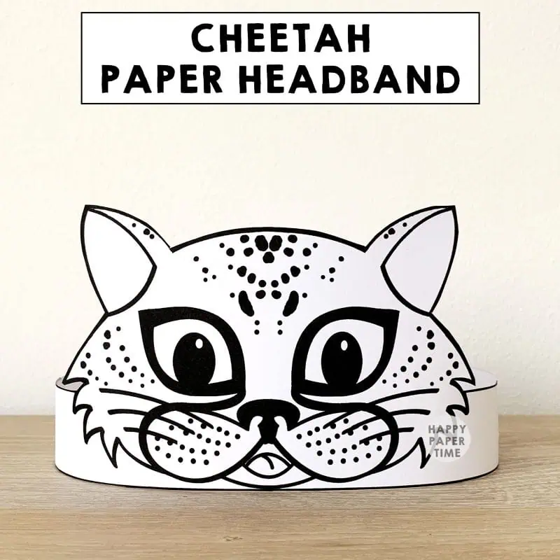 Cheetah Crown For Coloring