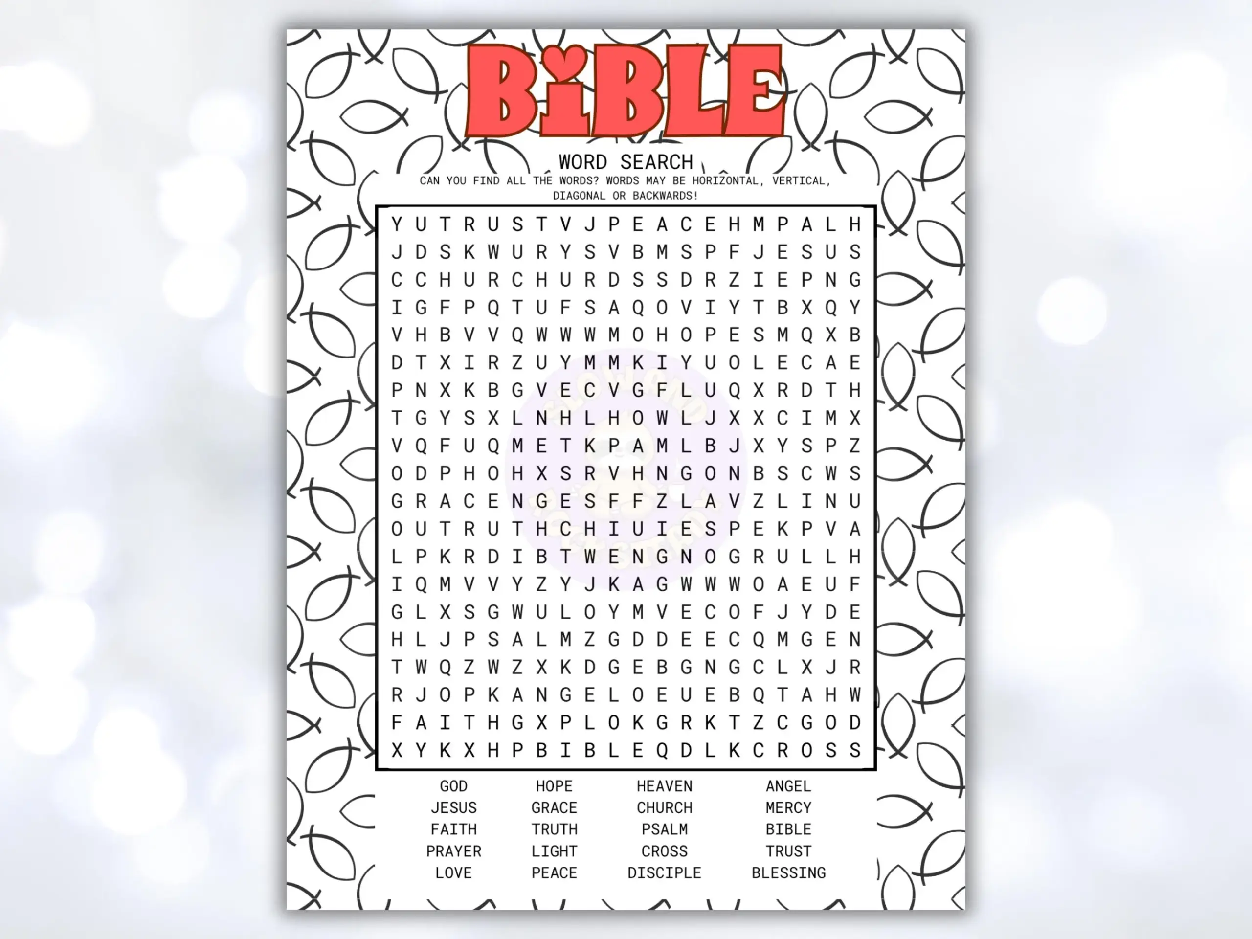 Christian Word Find Christian Word Find