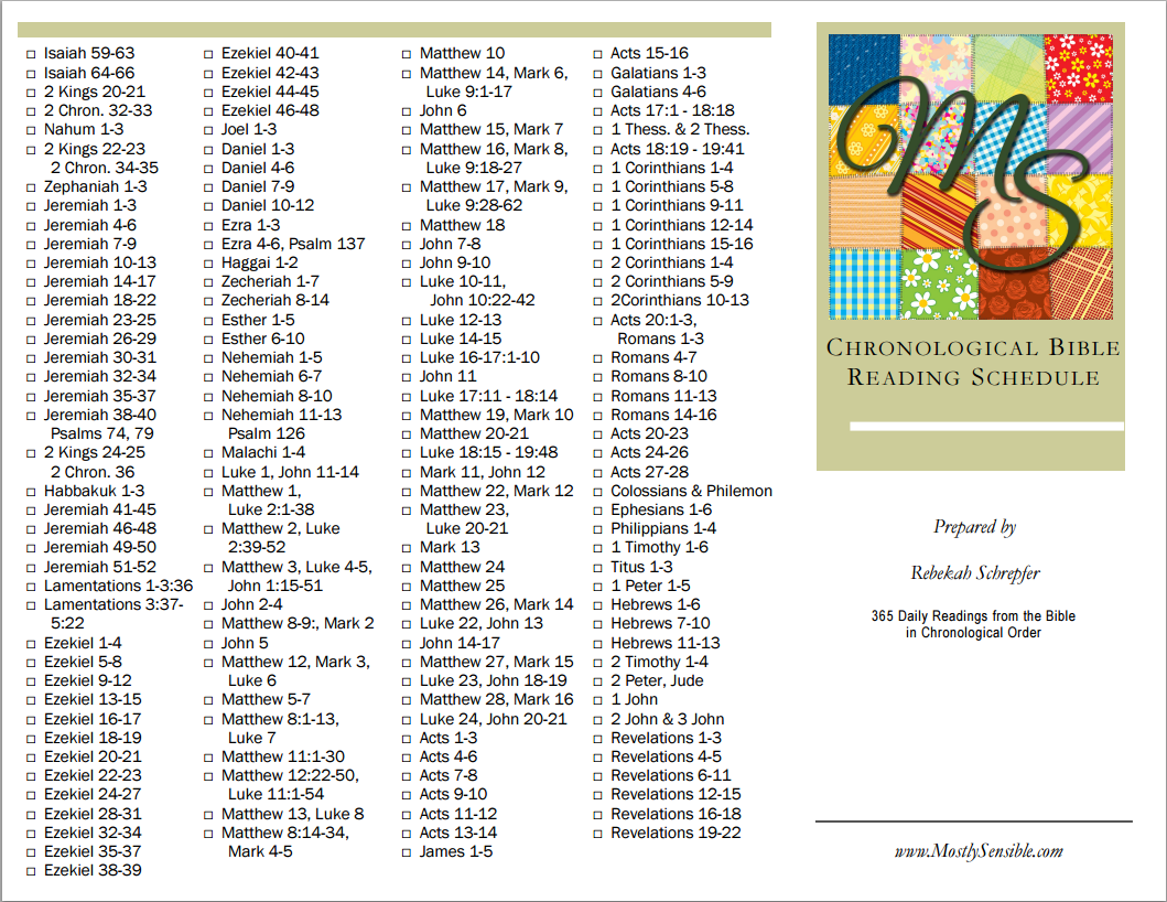 Chronological Bible