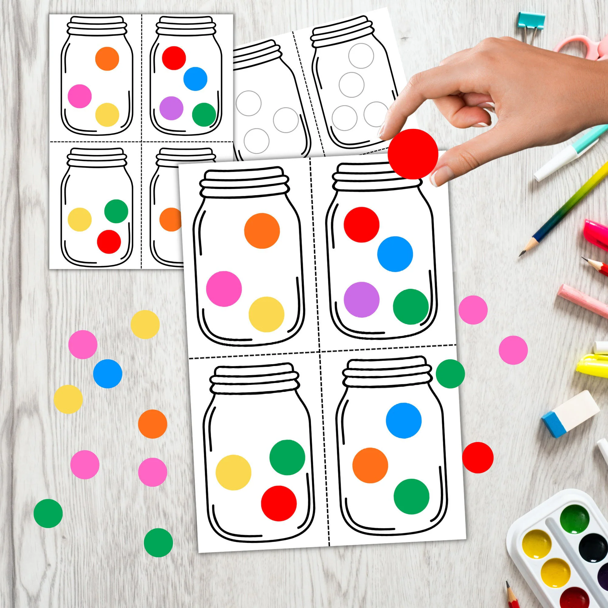 Color Sorting Activity For Kids Color