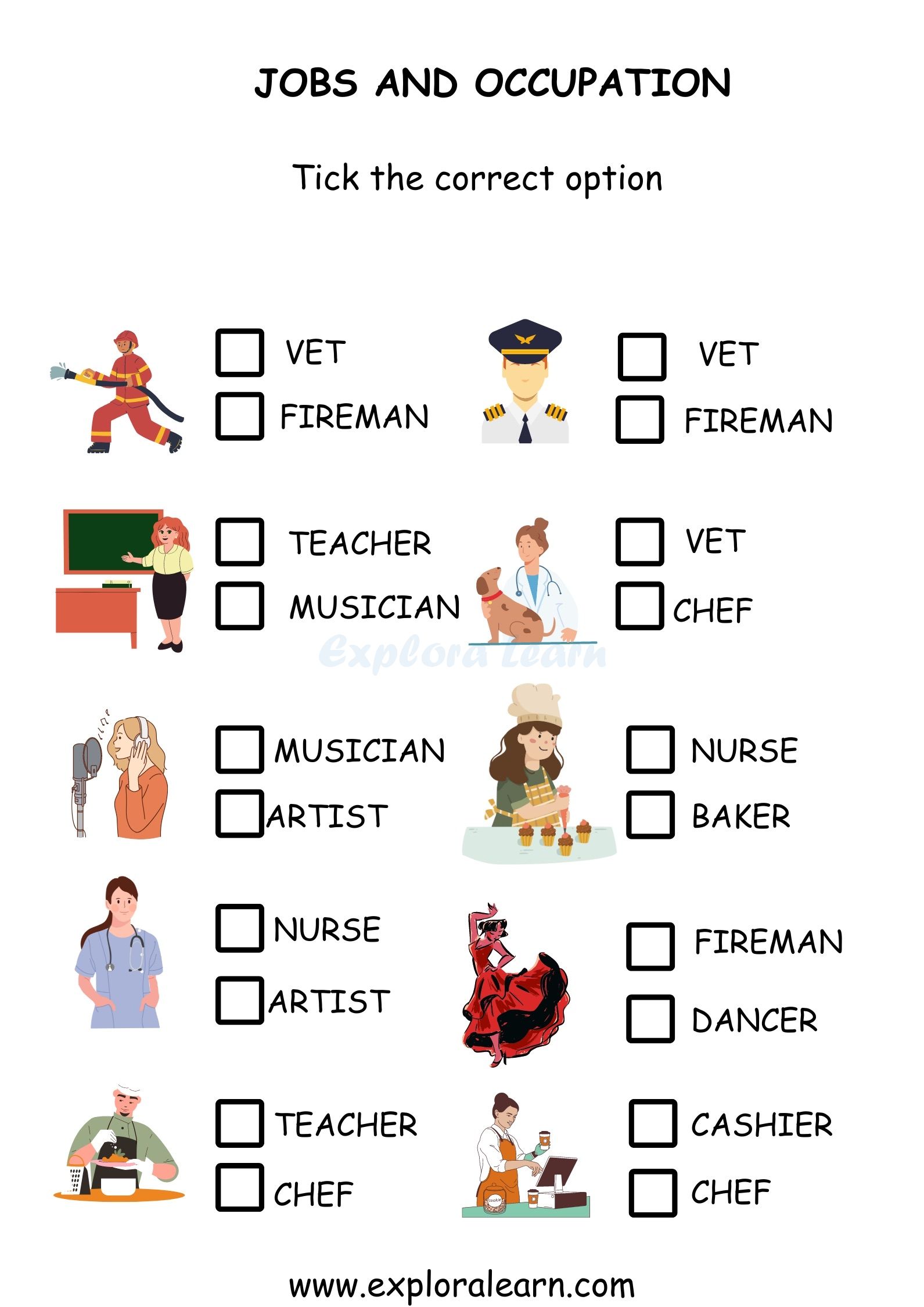 Community Helper Helpers Printables