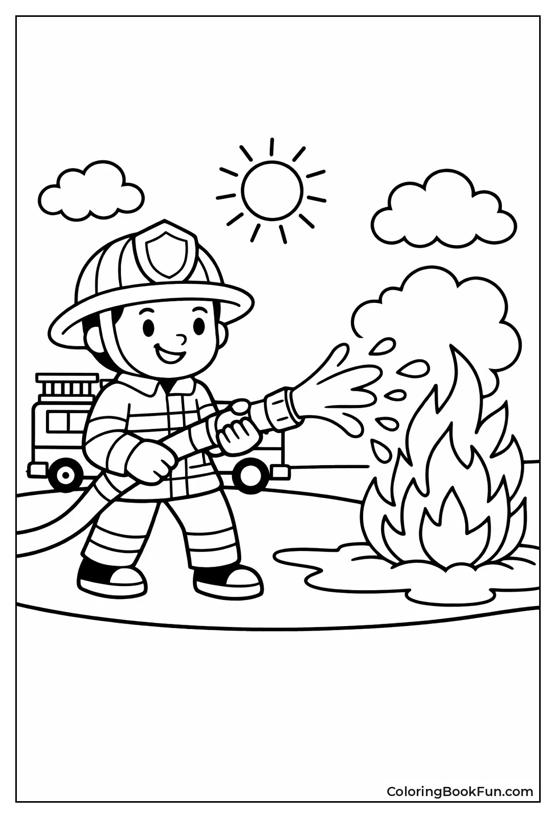 Community Helpers Coloring Pages