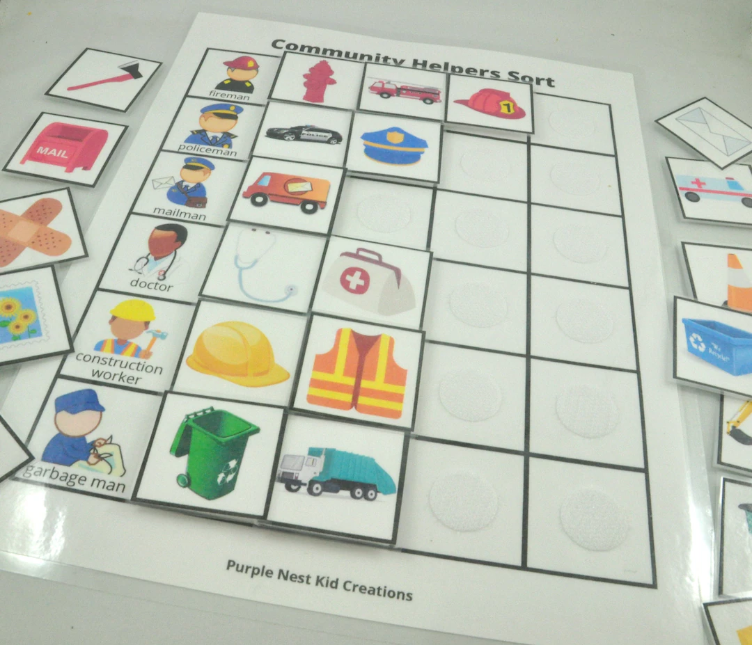 Community Helpers Sort Preschool
