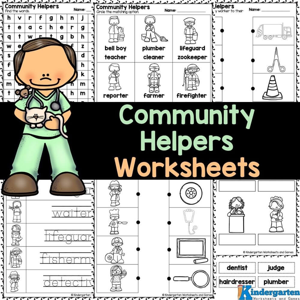 Community Helpers Worksheets