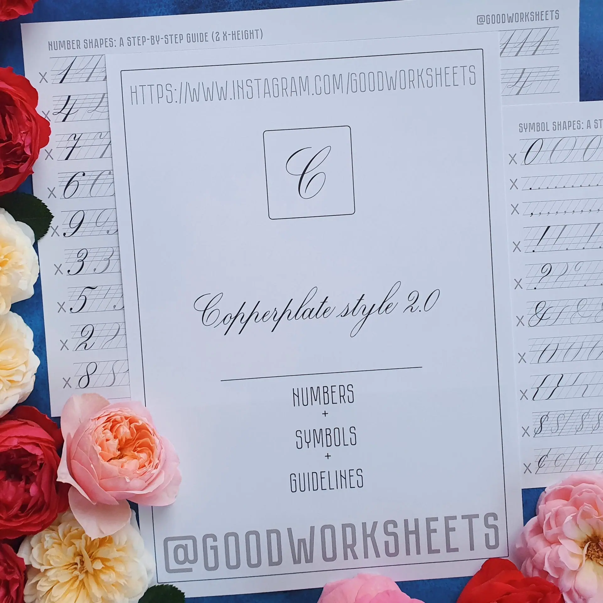 Copperplate Calligraphy Style 2 0 Numbers And Symbols Pdf