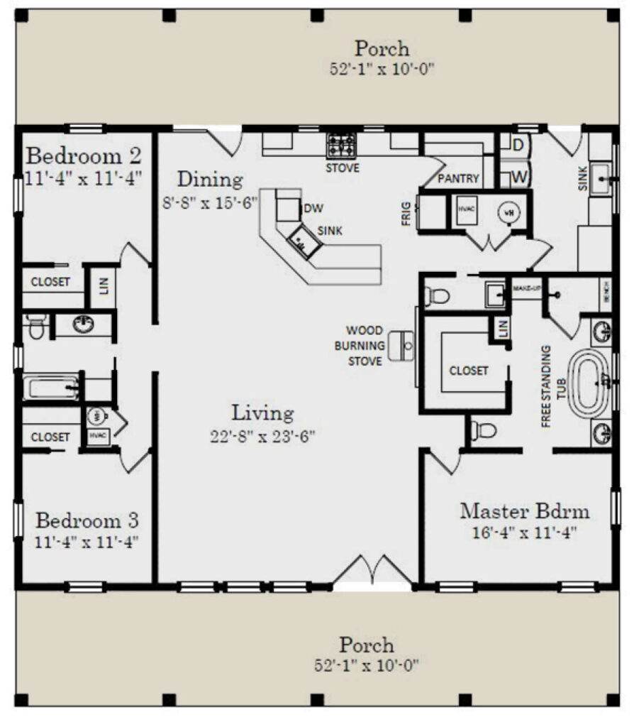 Country Plan 2080 Square Feet 3 Bedrooms 2 5 Bathrooms