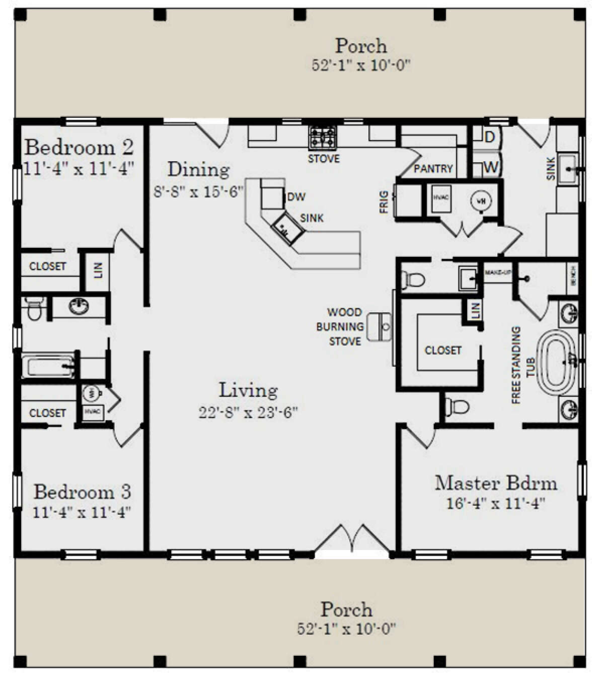 Country Plan 2080 Square Feet 3 Bedrooms 2 5 Bathrooms