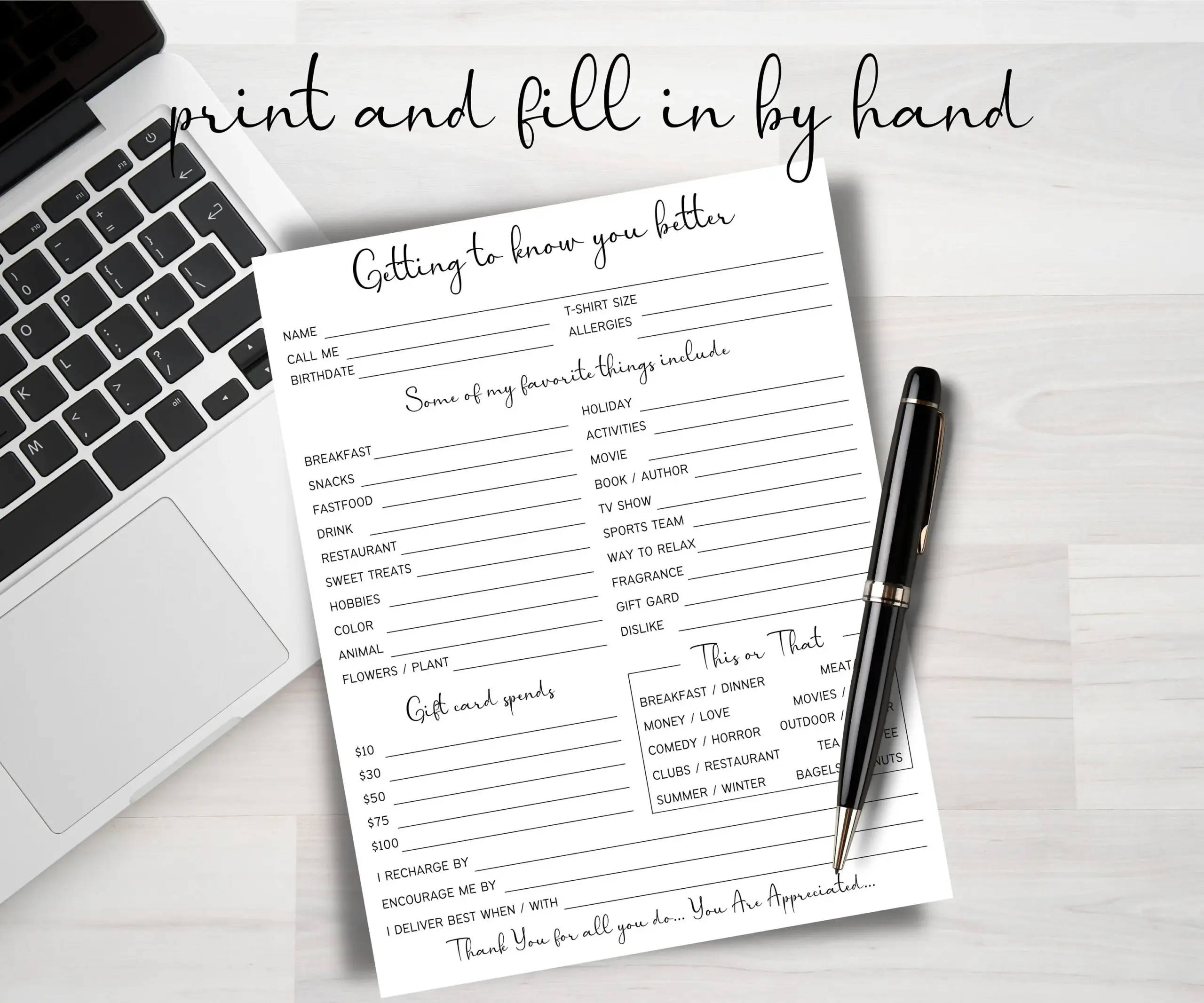 Coworker Questions Printable Employee 87683 Coworker Questions Printable Employee 87683