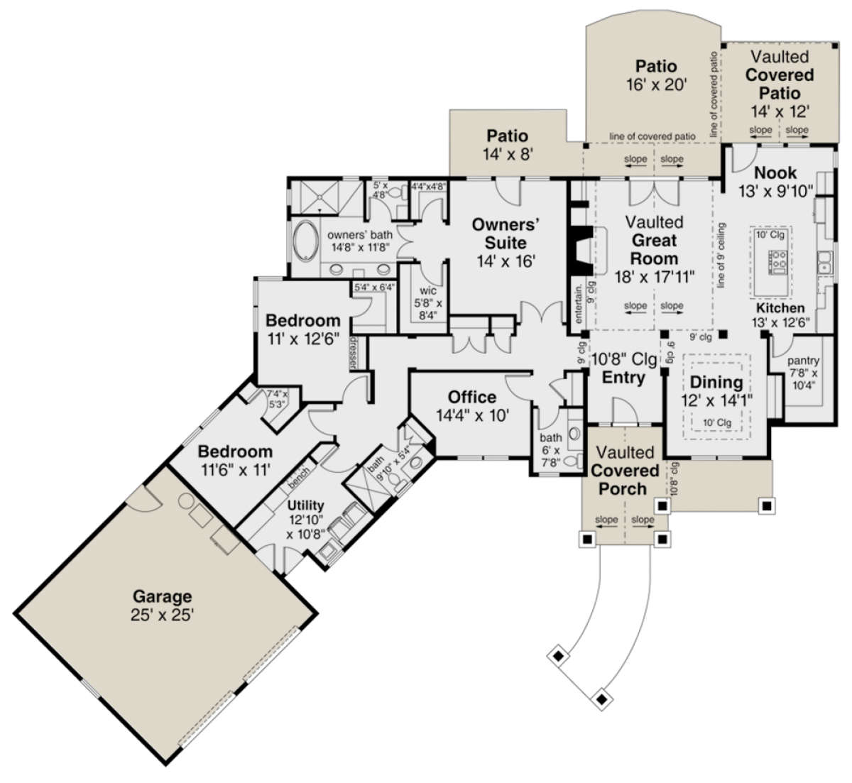 Craftsman Plan 2652 Square Feet 3 Bedrooms 2 5 Bathrooms