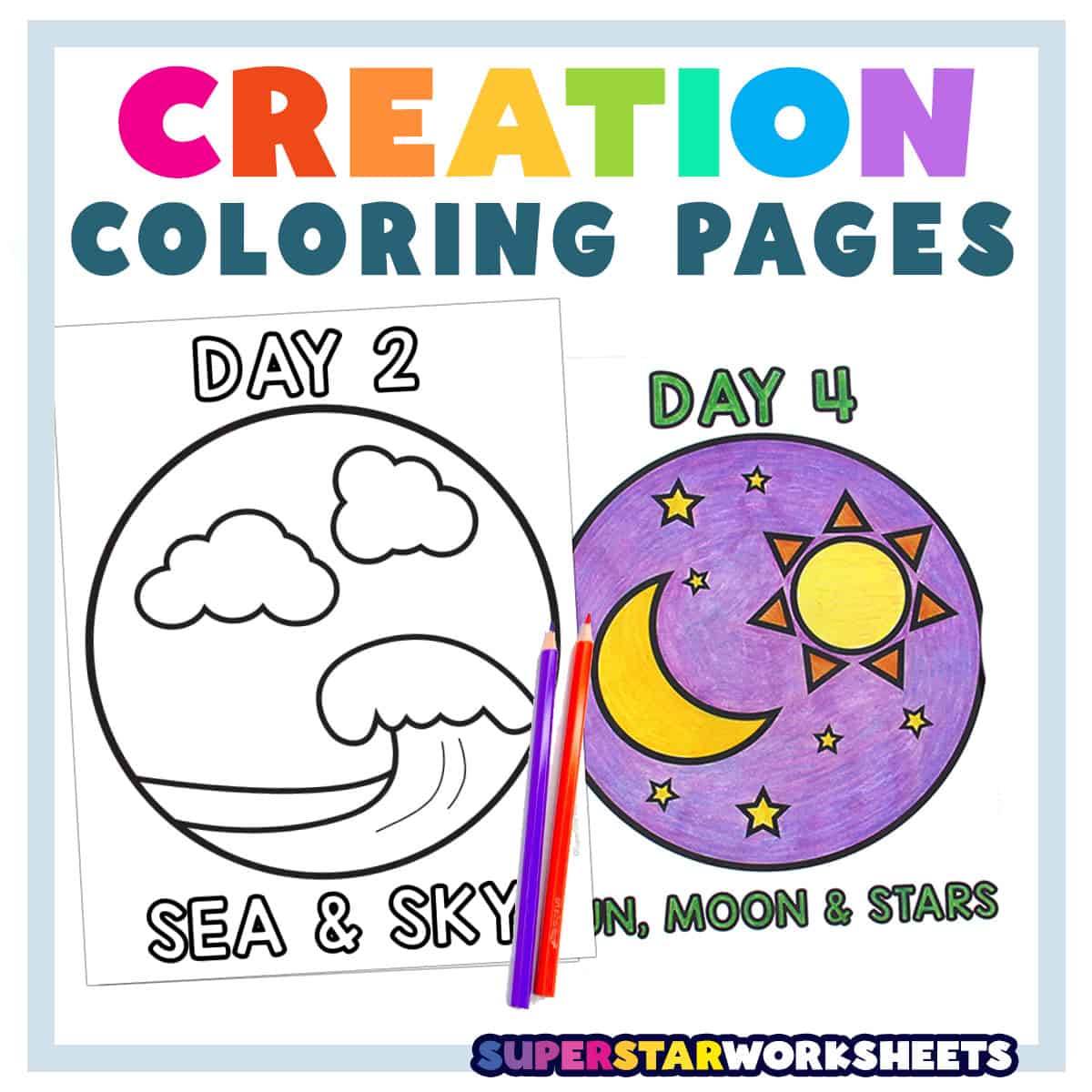 Creation Coloring Pages