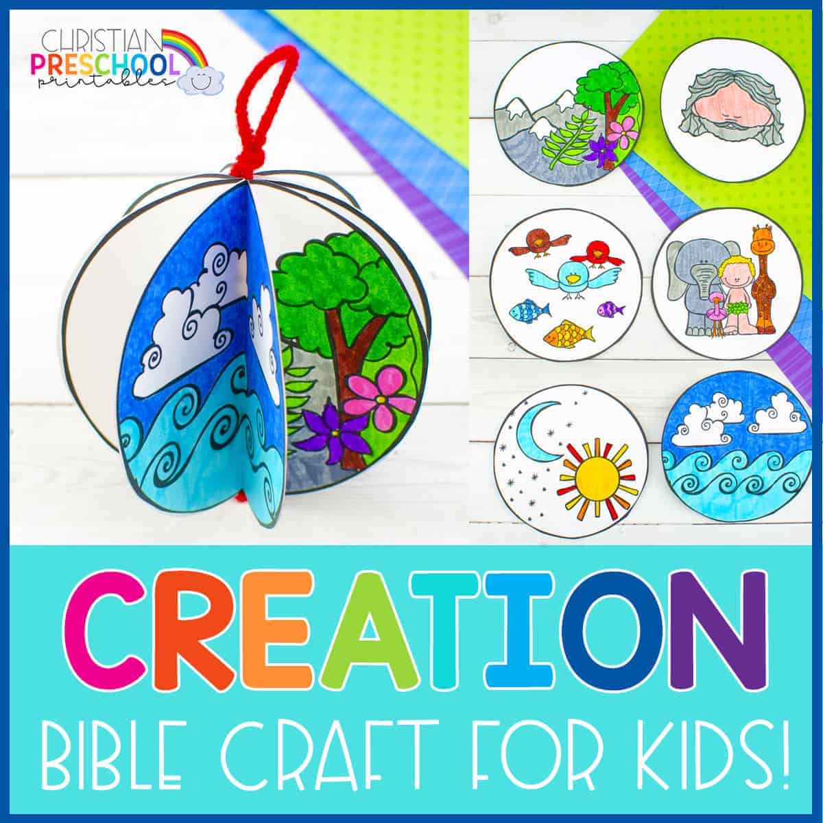 Creation Preschool Printables