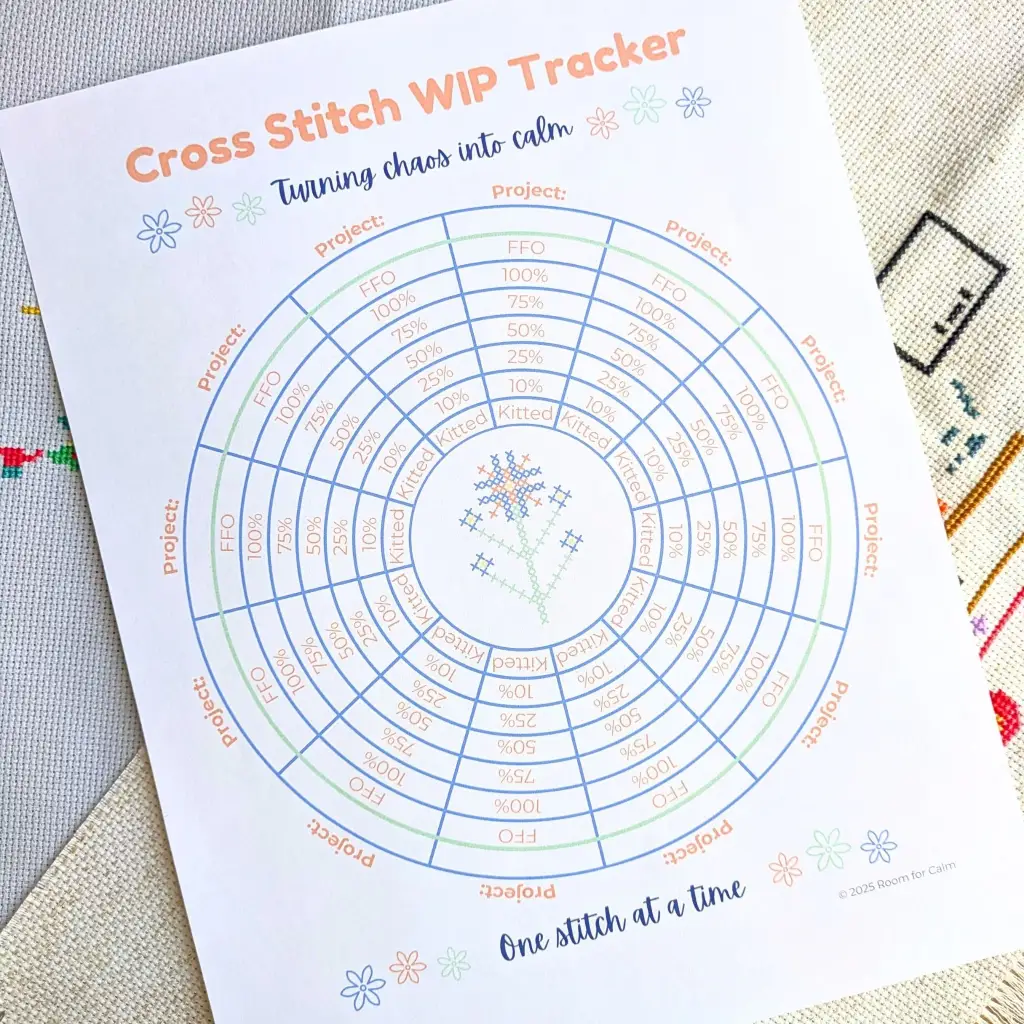 Cross Stitch Wip Tracker