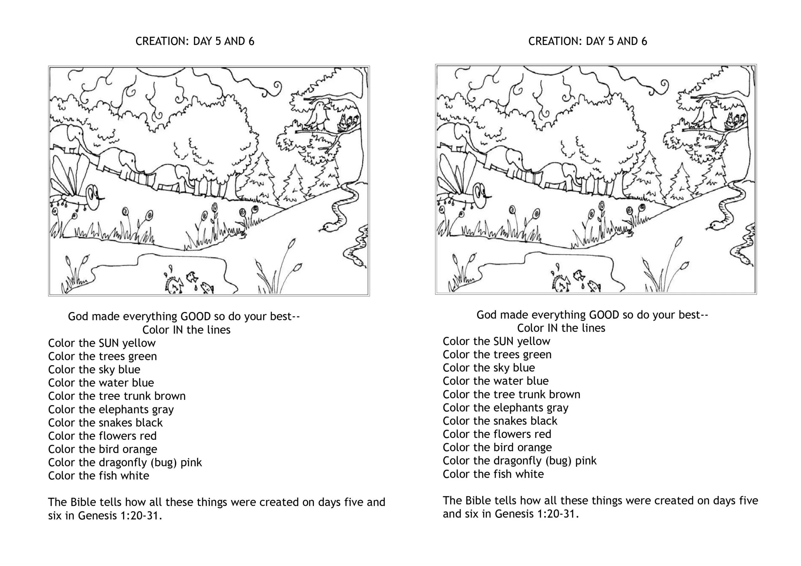 Crossword Activity Sheets On Creation
