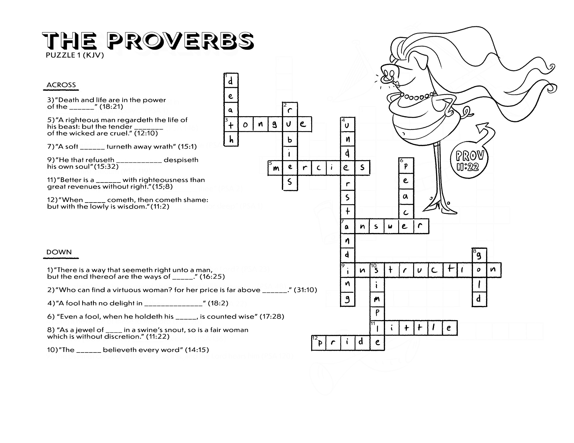 Crossword The Proverbs2