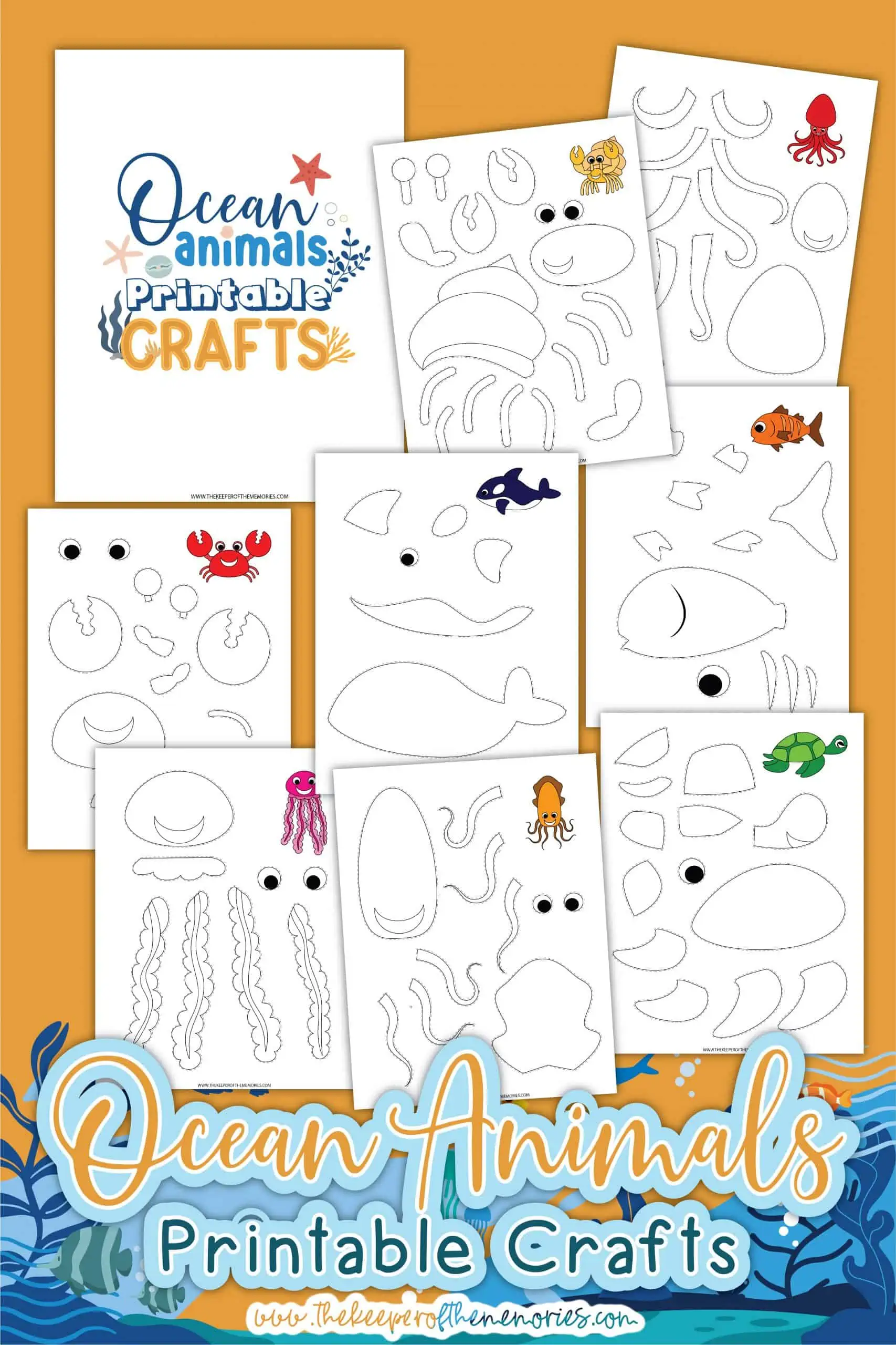 Cut And Paste Ocean Crafts