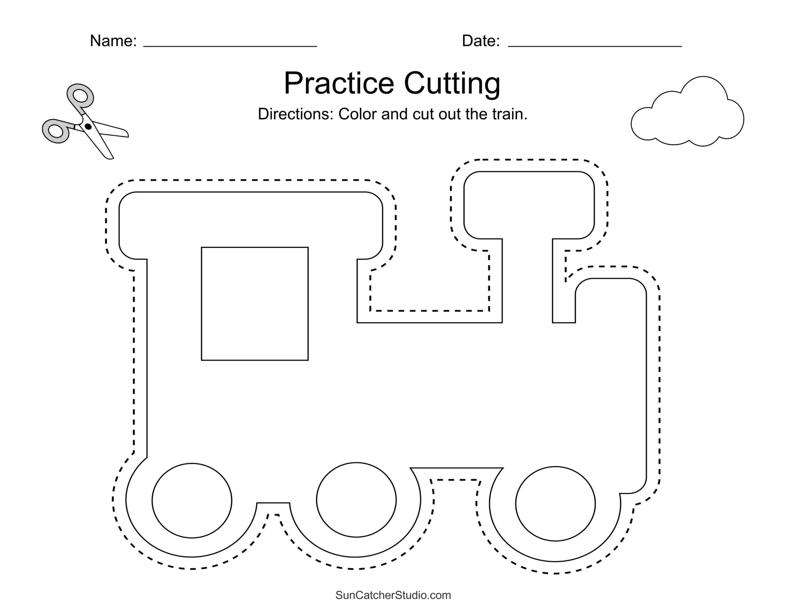 Cutting Worksheets