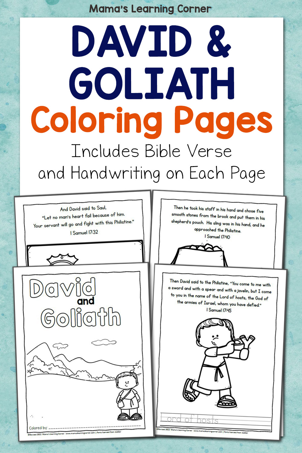 David Goliath Bible Coloring Pages David Goliath Bible Coloring Pages