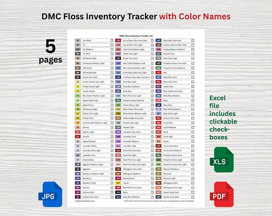 Dmc Thread Charts Pdf Dmc Thread Charts Pdf