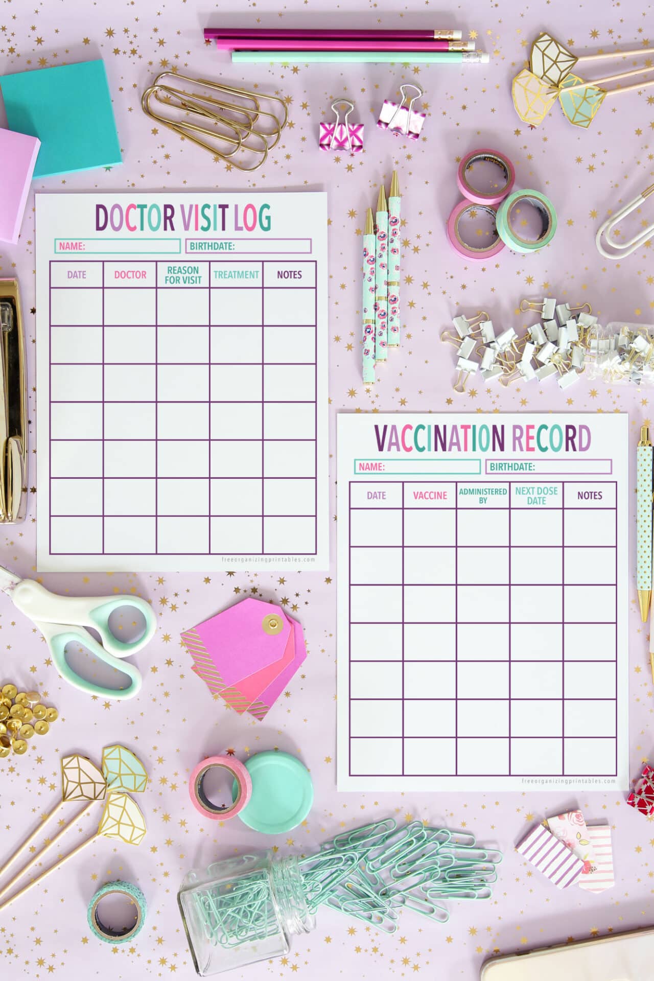 Doctor Appointment Log Vaccination Record