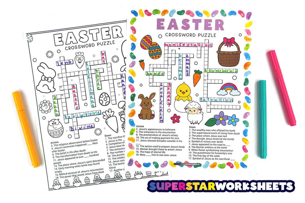 Easter Crossword Puzzles