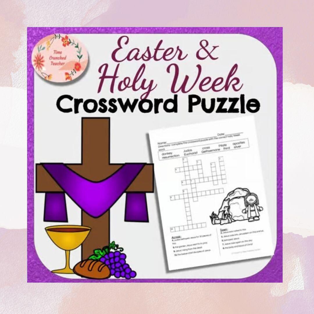 Easter Holy Week Crossword Puzzle