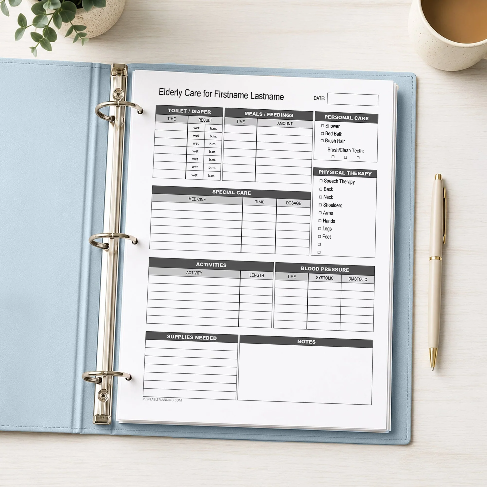 Elderly Care Daily Care Sheet Printable Elderly Care Daily Care Sheet Printable