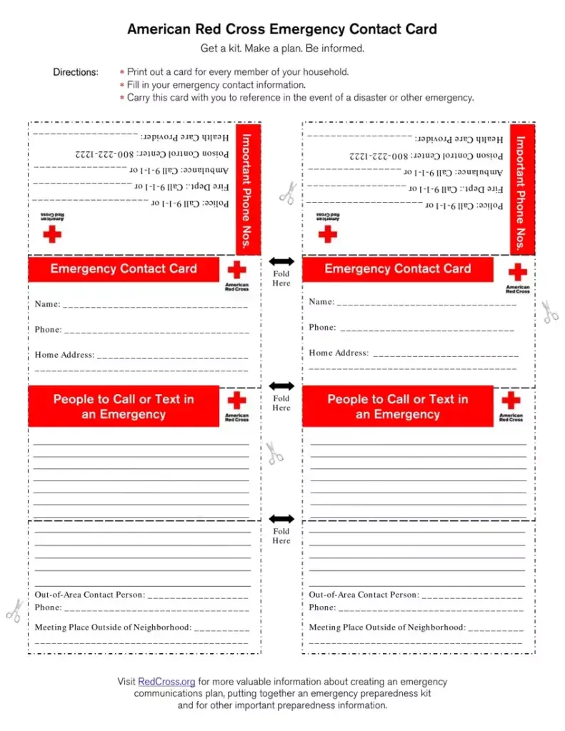 Emergency Card
