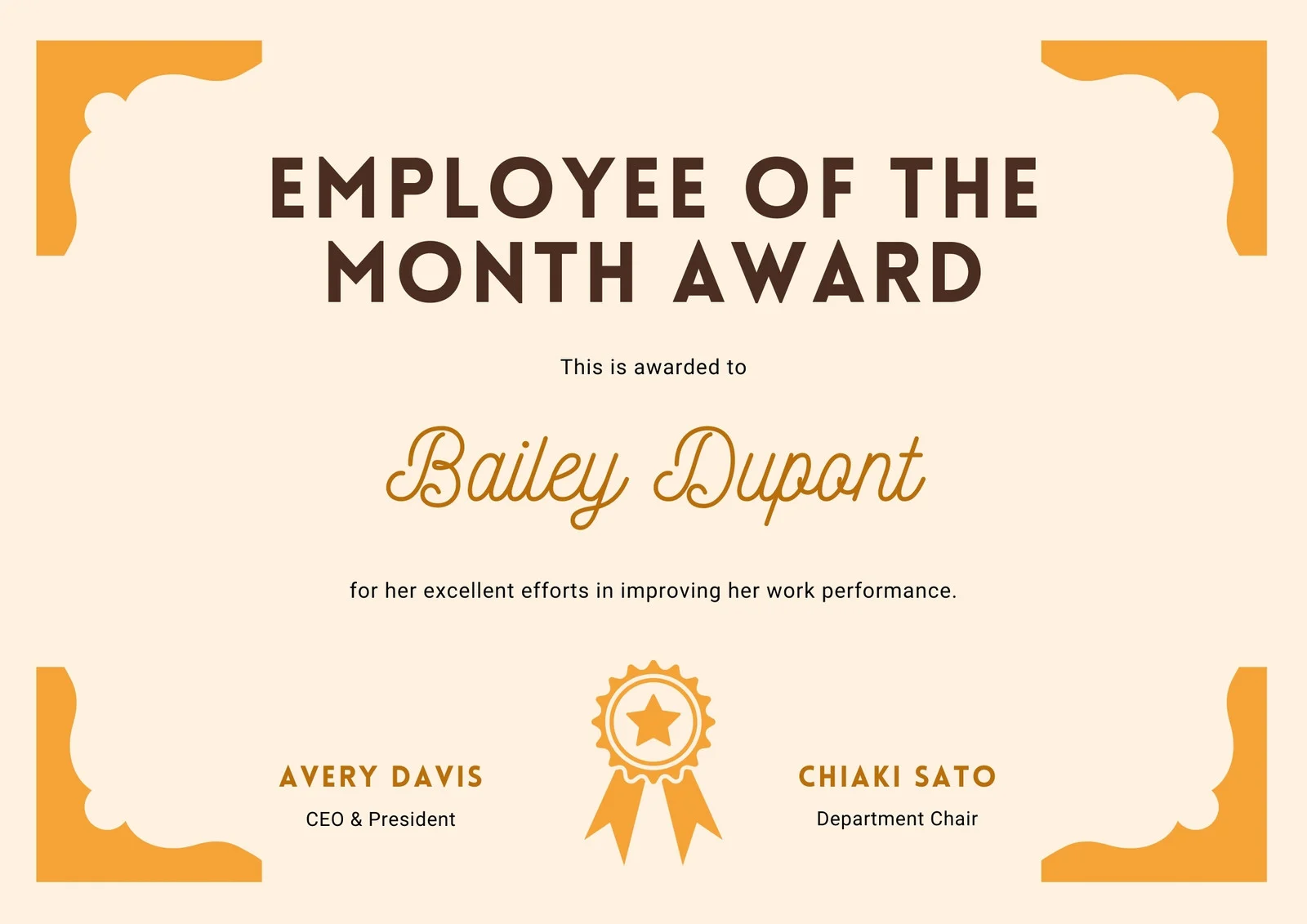 Employee Of The Month
