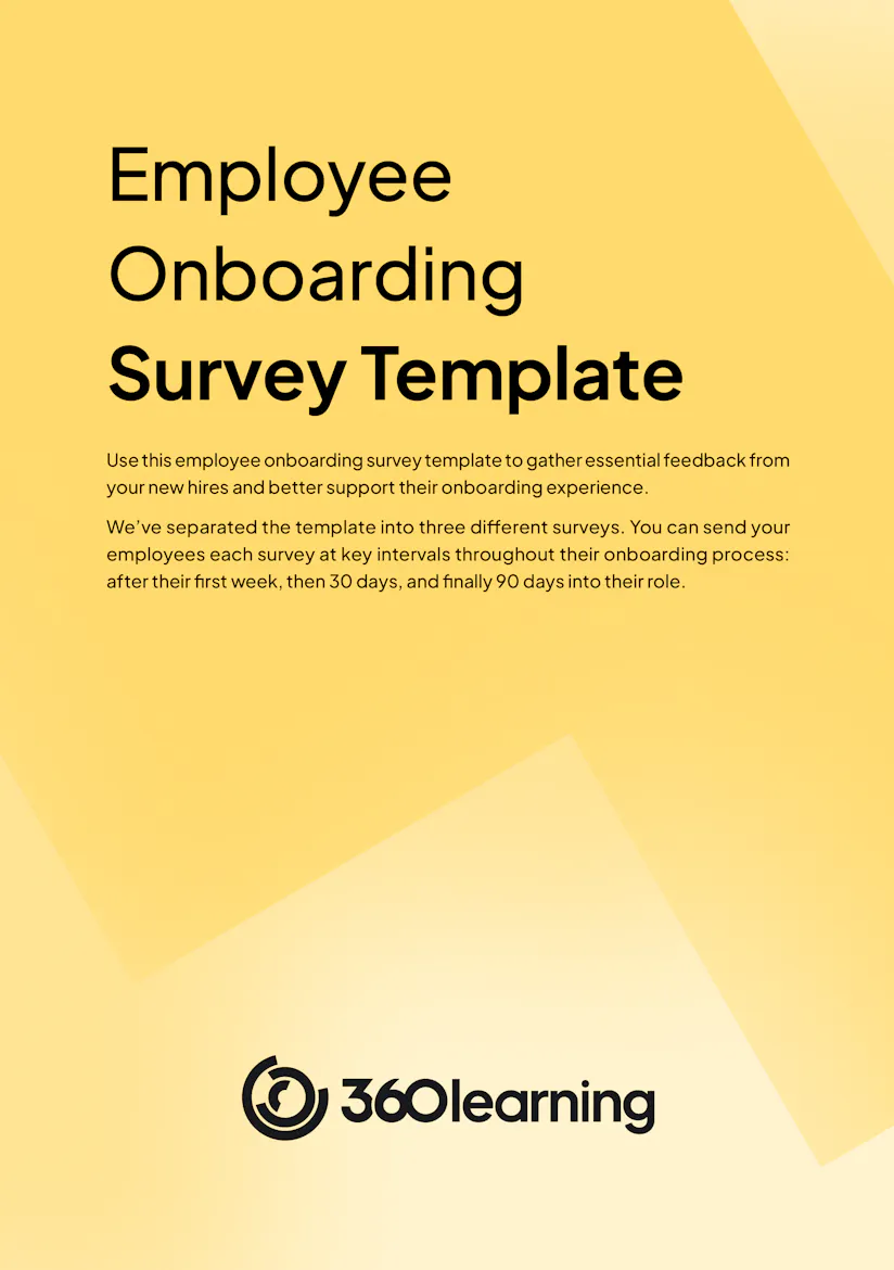 Employee Onboarding Surveys Free Template