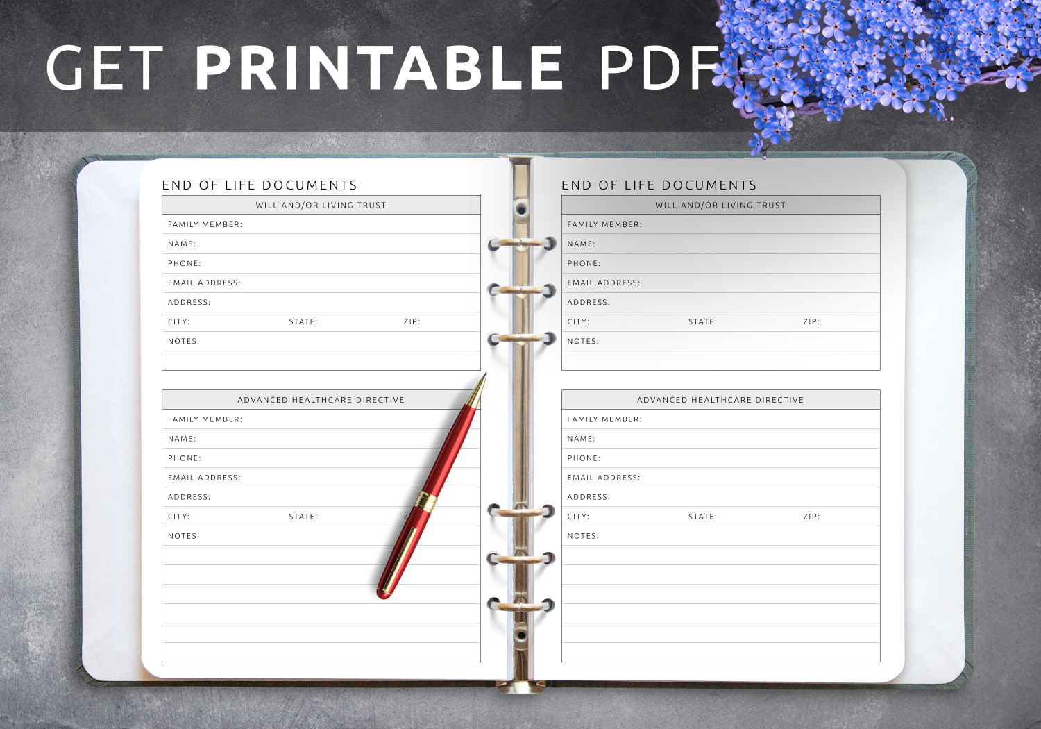 End Life Documents