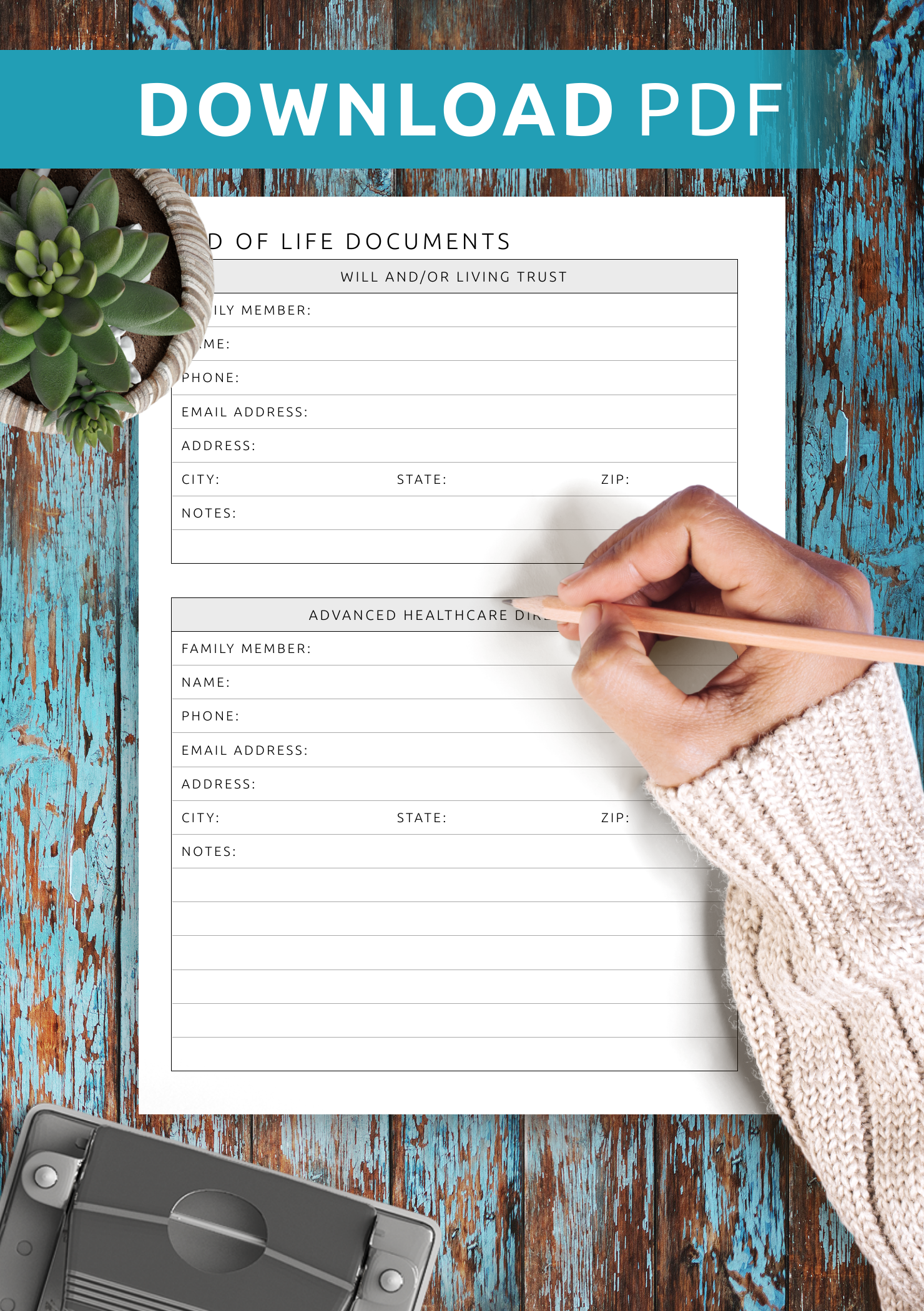 End Life Documents