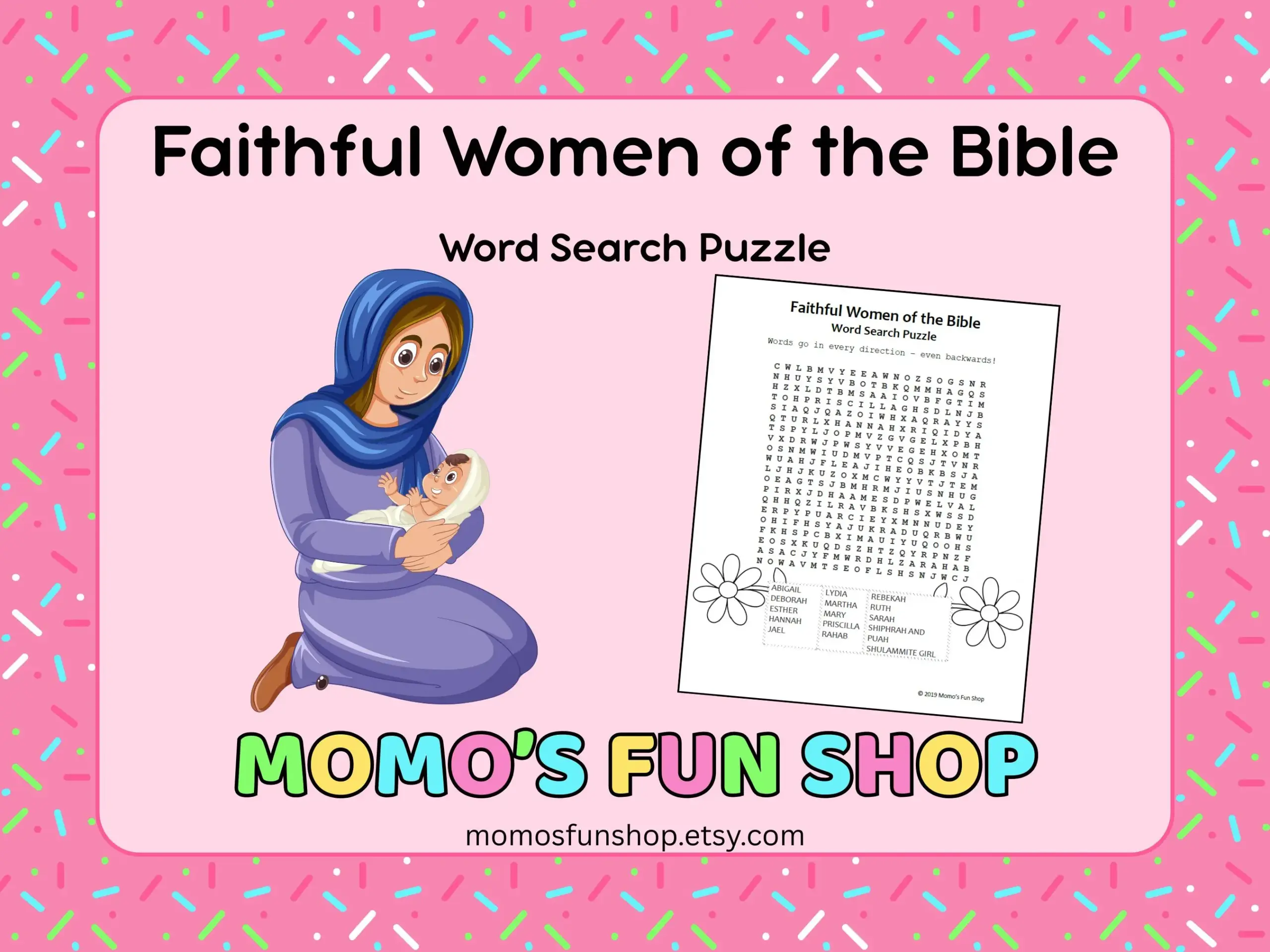 Faithful Women Of The Bible Word Search