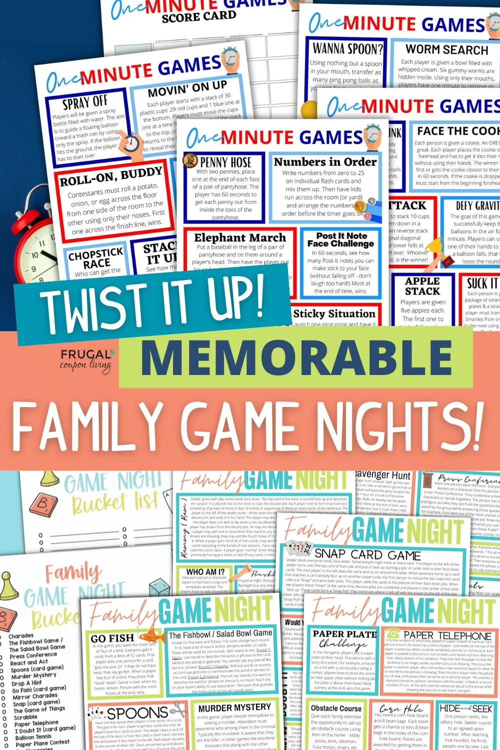 Family Game Night Bucket List