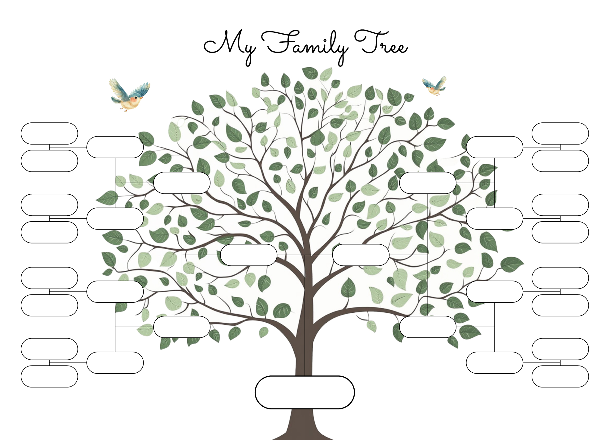 Family Tree Chart Free Google Docs Template