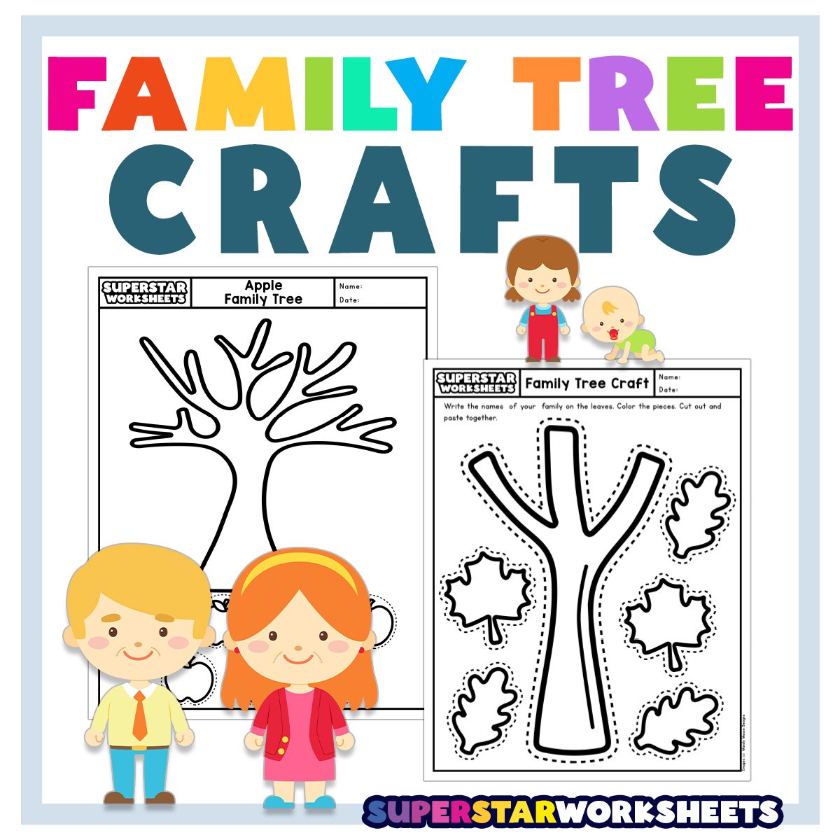 Family Tree Craft Superstar Worksheets Worksheets Library