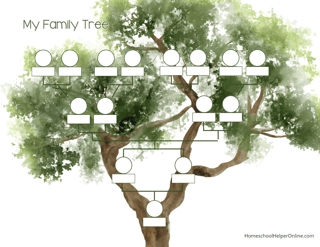 Family Tree For Kids Project Printables Family Tree For Kids Project Printables
