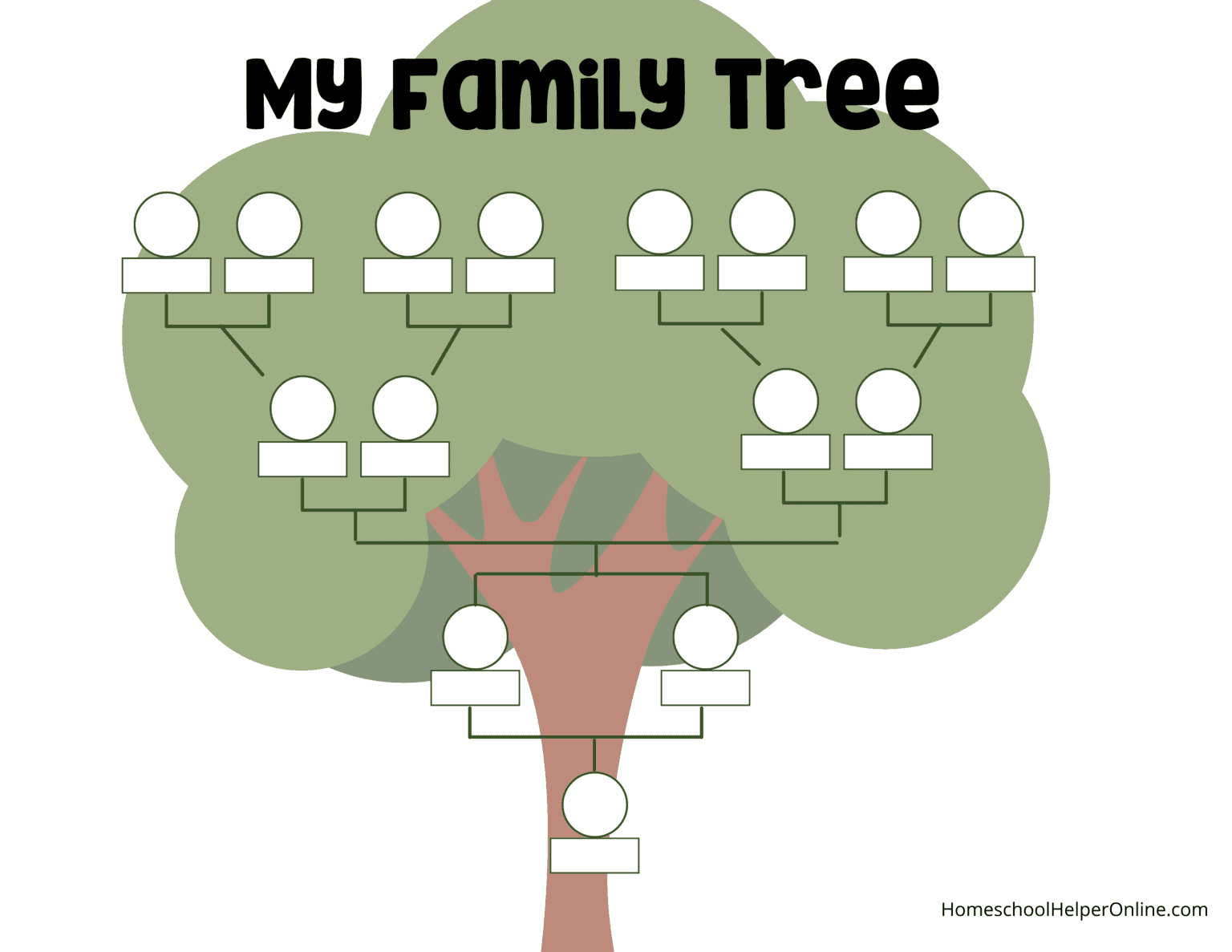 Family Tree For Kids Project Printables Family Tree For Kids Project Printables