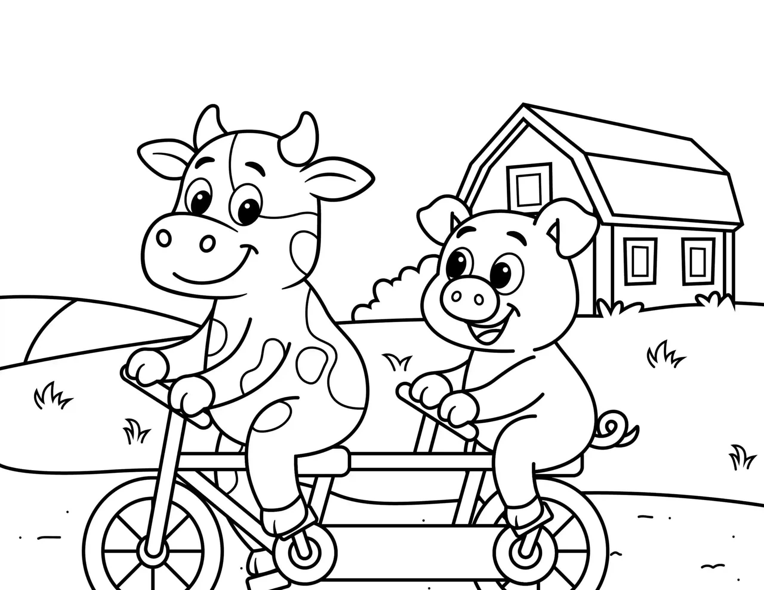 Farm Animal Coloring Pages